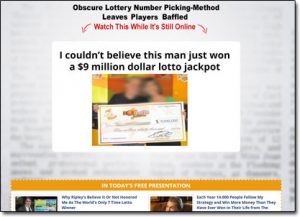 The Lotto Dominator Website Screenshot