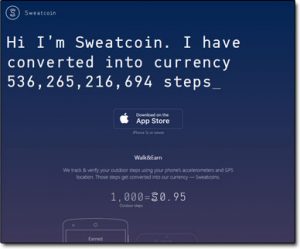 Sweatcoin Mobile App Screenshot