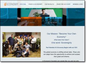 U-Economy Website Screenshot