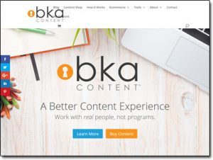 BKA Content Website Screenshot