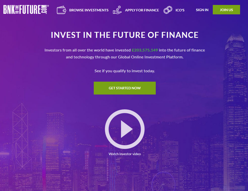 BnkToTheFuture Website Screenshot