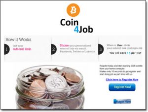 Coin 4 Job Website Screenshot