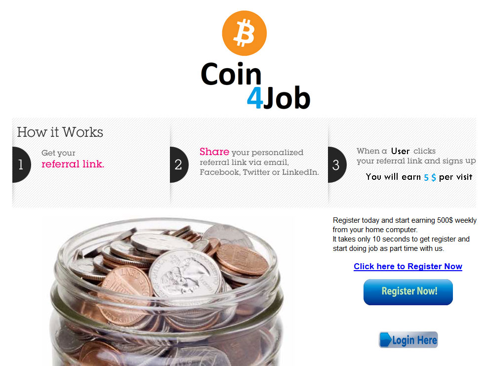Coin 4 Job Website Screenshot