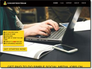 Converted Stream Website Screenshot