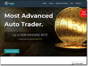 Crypto Trade Book Website Screenshot