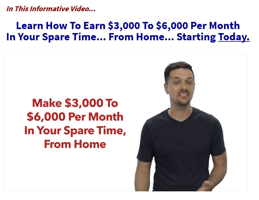 Home Income System Website Screenshot