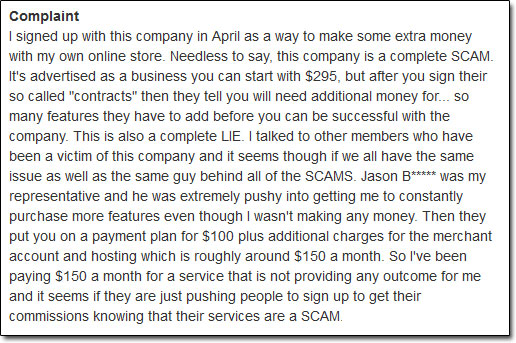 My Business Venture Scam Complaint