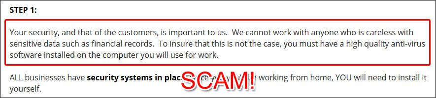 NorthAmeriCorp AntiVirus Scam