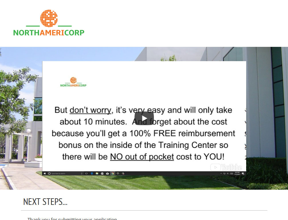 NorthAmeriCorp Website Screenshot