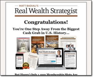 The Real Wealth Strategist Website Screenshot