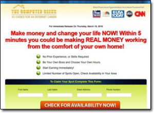 The Computer Geeks Website Screenshot
