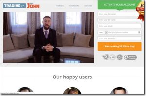 Trading With John Website Screenshot