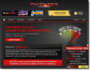 Twickerz Website Screenshot