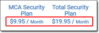 MCA Costs
