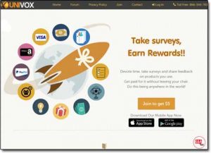 Univox Community Website Screenshot