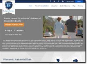 Fortune Builders Website Screenshot