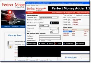 PayPal Money Adder Software Website Screenshot