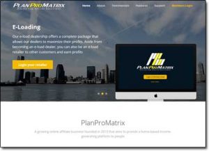 PlanProMatrix Website Screenshot