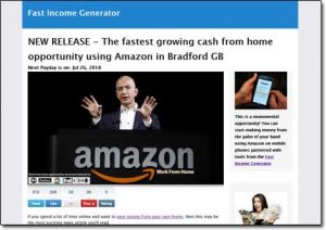 Fast Income Generator System Website Screenshot