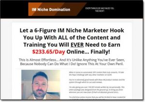 IM Niche Domination by Lee Murray Website Screenshot