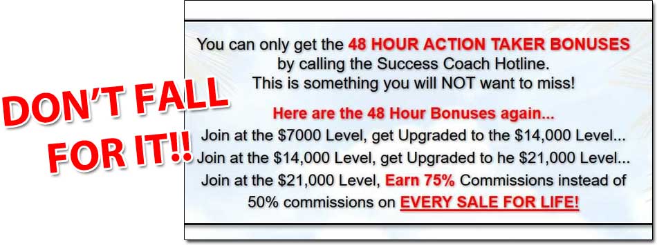 Leveraged Breakthrough System 48 Hour Action Takers Bonus