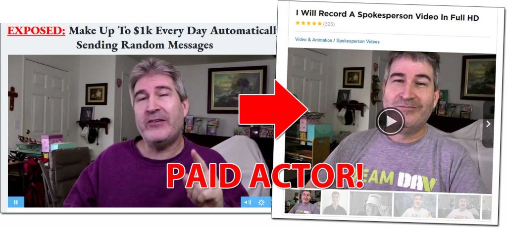 Message Money Machine Paid Actor