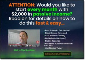 Passive Income Machines Website Screenshot