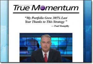 Paul Mampilly's True Momentum Website Screenshot