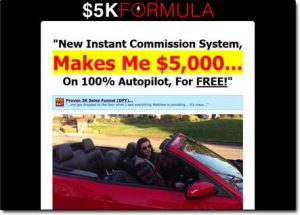 5K Formula System Website Screenshot