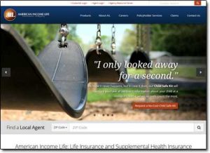 American Income Life Website Screenshot