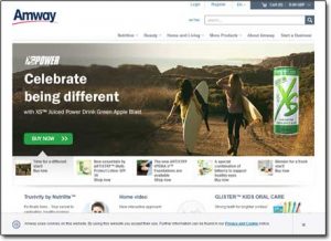 Amway Website Screenshot