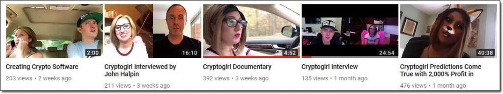 CryptoGirl YouTube Channel