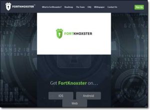 FortKnoxster Website Screenshot