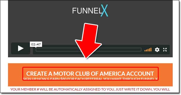 Funnel X Project Motor Club of America