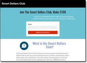 Smart Dollars Club Website Screenshot