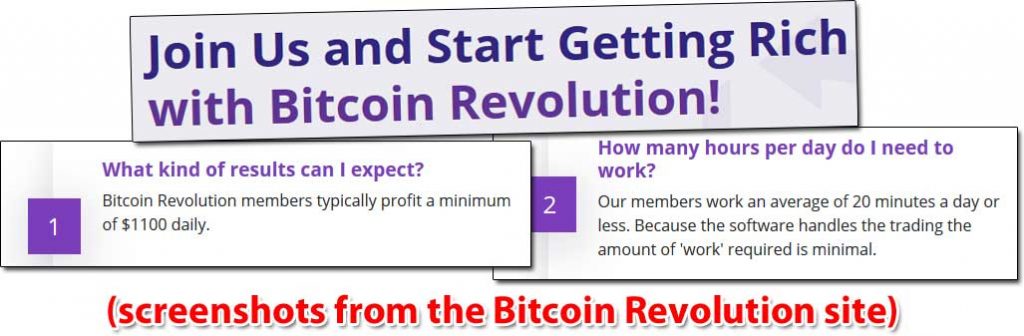 Bitcoin Revolution Income Claims