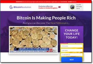 Bitcoin Revolution System Website Screenshot