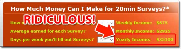 Paid Surveys At Home Income Claim