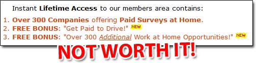 Paid Surveys At Home Members Area