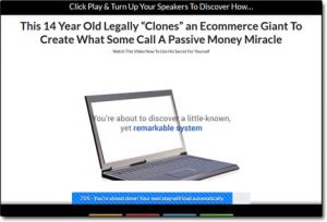 Passive Money Miracle System Website Screenshot