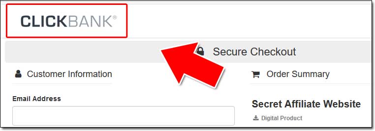 Secret Affiliate Website ClickBank