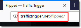 Flipped Traffic Trigger Website