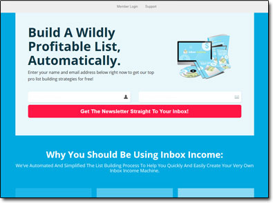 Inbox Income System Main Website