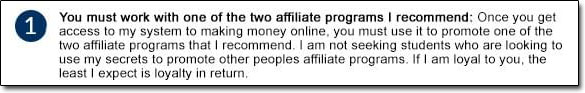 Super Affiliate System Disclaimer