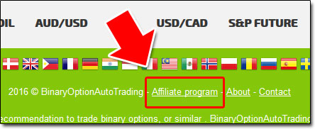 Binary Option Auto Trading System Affiliate Program