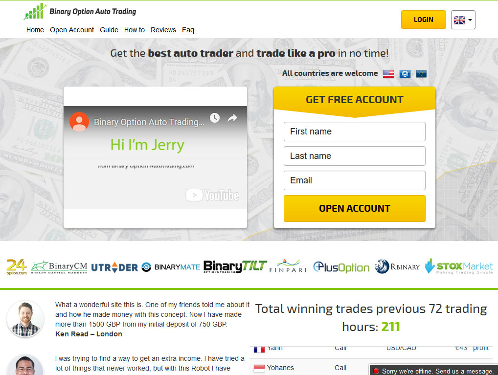 binary option auto trading review