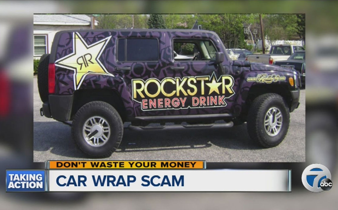 Car Wrap Advertising Scam News Report