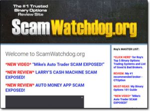 Scam Watchdog Website Screenshot