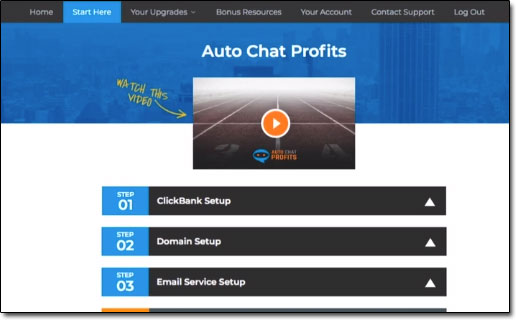 Auto Chat Profits Setup Steps