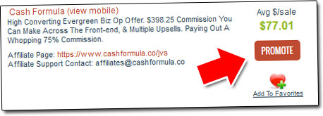 Cash Formula ClickBank Affiliates